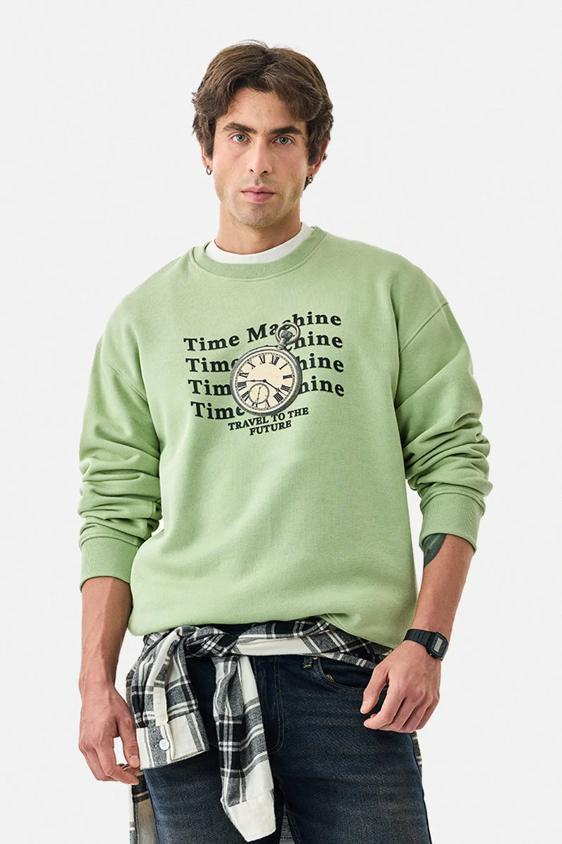 سنيتش Time Machine Oversized Sweatshirt